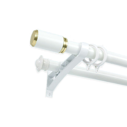 Morandy Curtain Rod End Cap Pearl White Colour