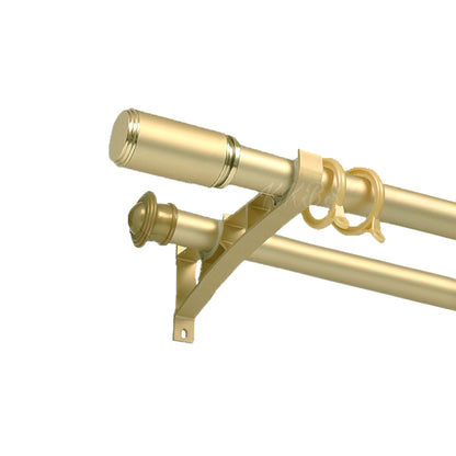 Morandy Curtain Rod End Cap Matte Light Gold Colour