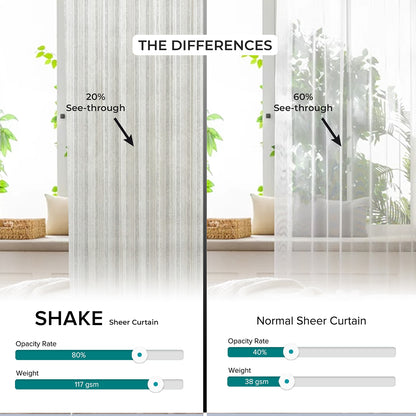 Shake Sheer Curtain Custom Made