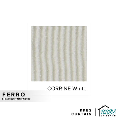 Corrine Sheer Curtain Custom Made