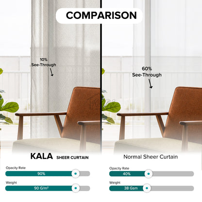 Kala Sheer Curtain Custom Made
