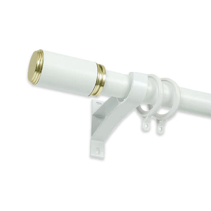 Morandy Curtain Rod End Cap Pearl White Colour
