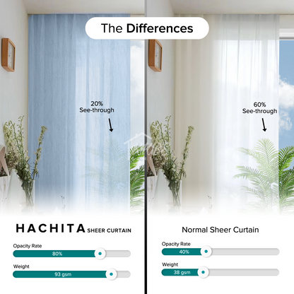 Hachita Sheer Curtain Custom Made