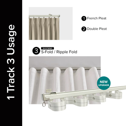 Avery Heavy Duty Curtain Track Double