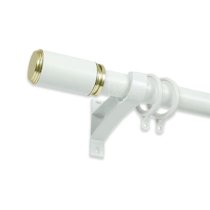 Morandy Curtain Rod End Cap Pearl White Colour