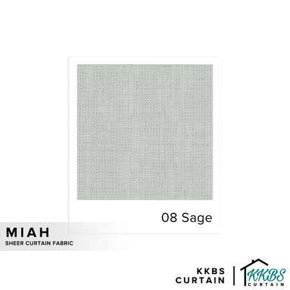 Miah Sheer Curtain Custom Made