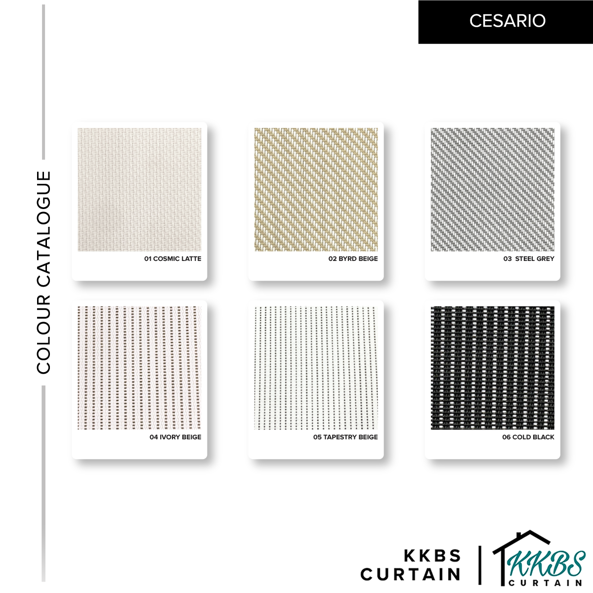 Cesario Sunscreen Roller Blinds Custom Made