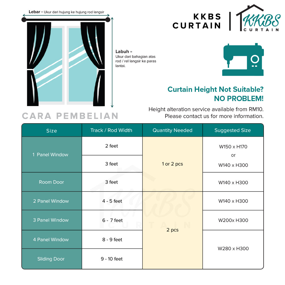 Lareefa 85-95% Blackout Curtain Ready Made (Page 2)