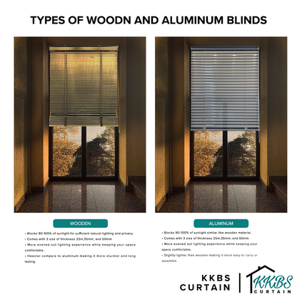 Umeko 50mm Wooden Blinds Custom Made