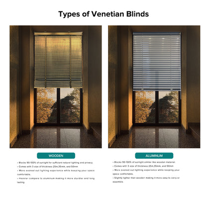 Yuriko 50mm Venetian Blinds Custom Made
