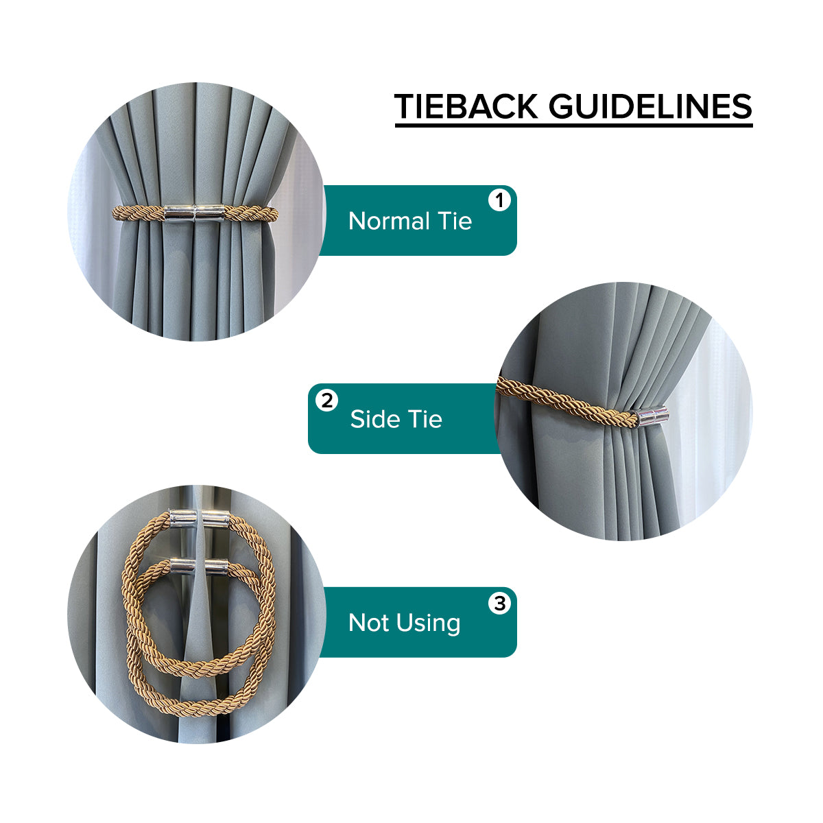 Mervelie Curtain Tieback