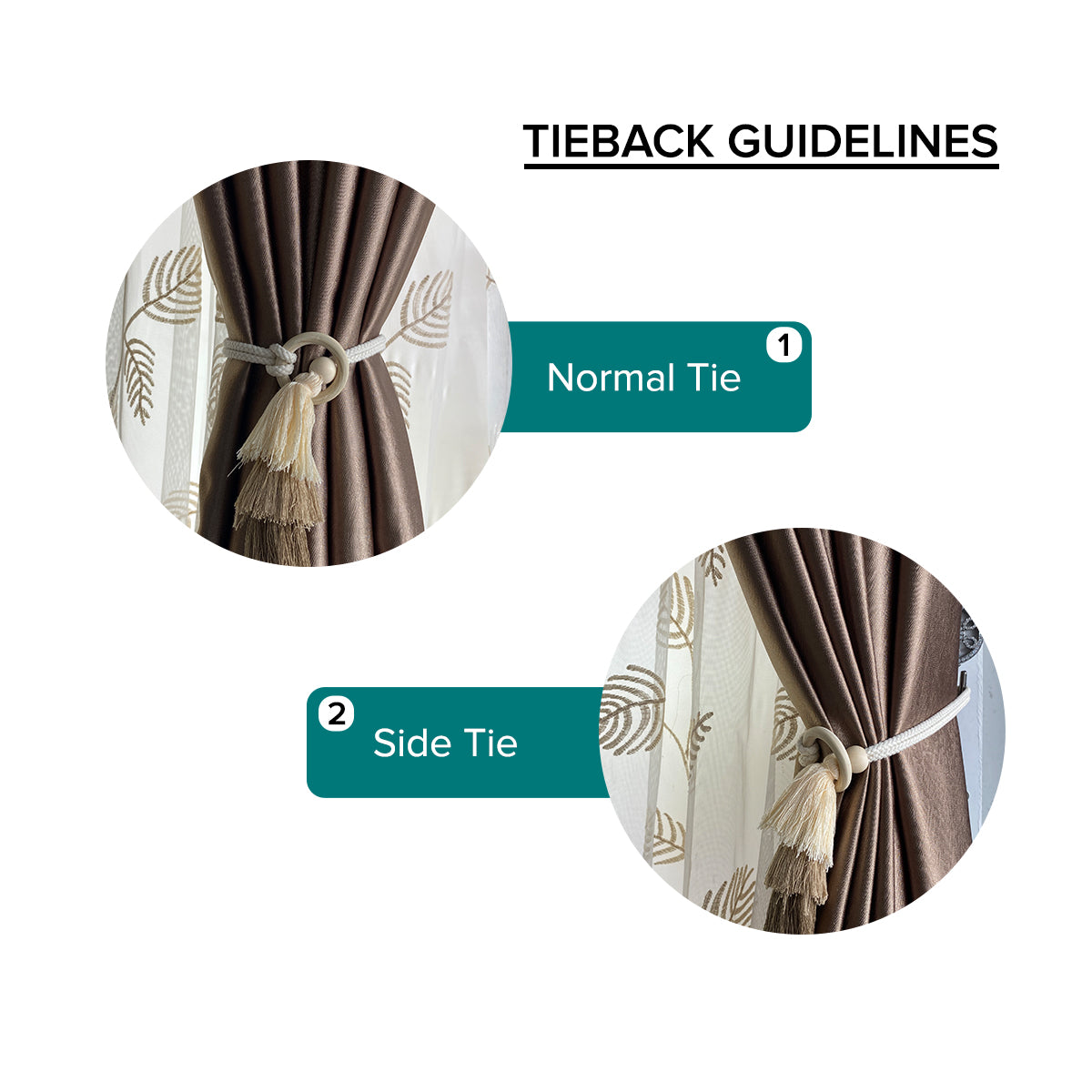 Muphie Tassel Curtain Tieback