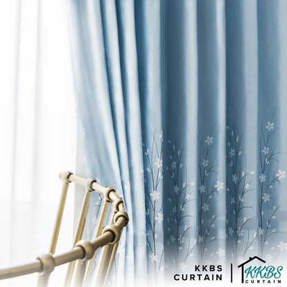 [BUY 1 FREE 1]  Lavinia Semi Blackout Curtain Ready Made