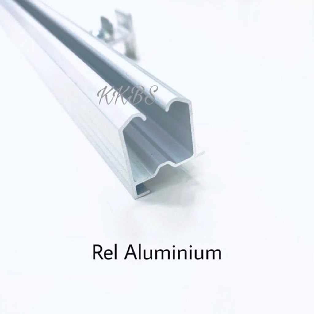 Traludy Aluminium Curtain Rail/ Track Triple Complete Set