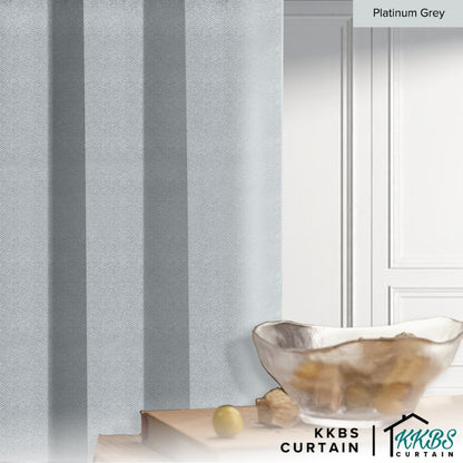 Melina 90-98% Blackout Curtain Ready Made Hook &amp; Eyelet - Std Width